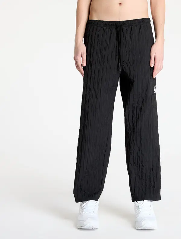 PLEASURES Hlače PLEASURES Rescue Pleated Cargo Pants Black M