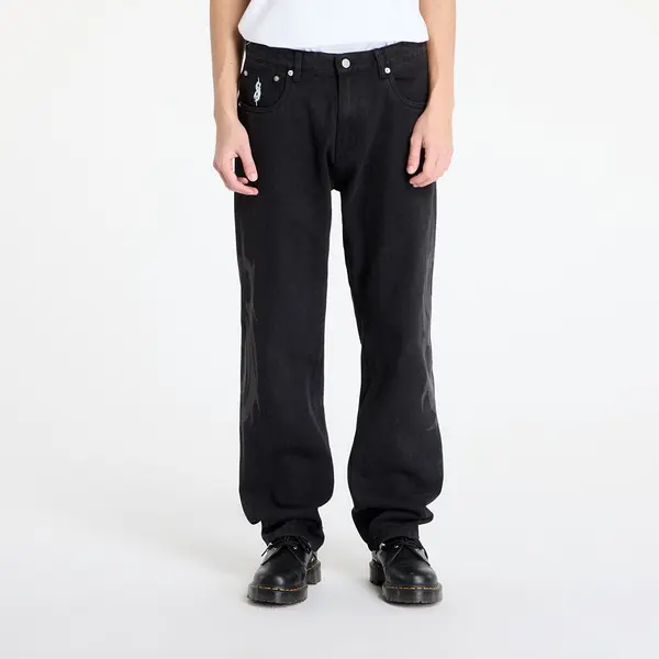PLEASURES Hlače PLEASURES x Slipknot 5 Pocket Pant Black 28