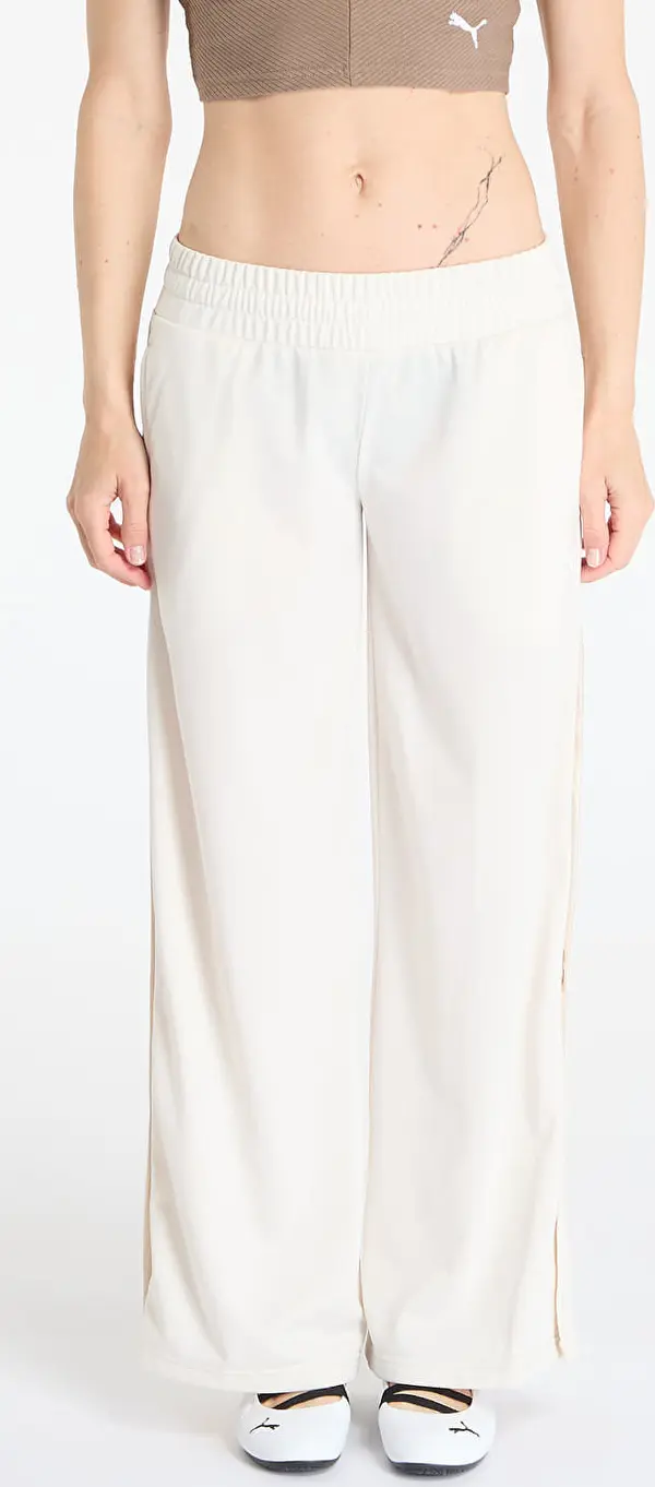 Puma Hlače Puma Wardrobe Essentials Low Rise Popper Pants Alpine Snow S