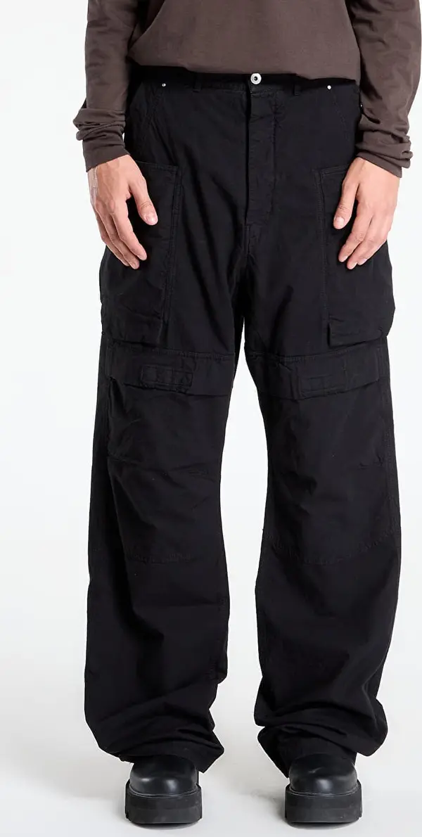 Rick Owens DRKSHDW Hlače Rick Owens DRKSHDW Stefan Cargo Black 33