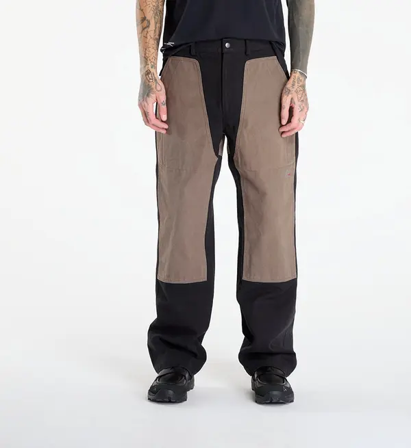 ROA Hlače ROA Fomes Double Knee Washed Canvas Pant Black/ Grey L