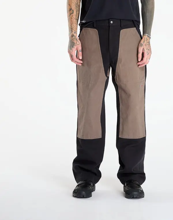 ROA Hlače ROA Fomes Double Knee Washed Canvas Pant Black/ Grey XL