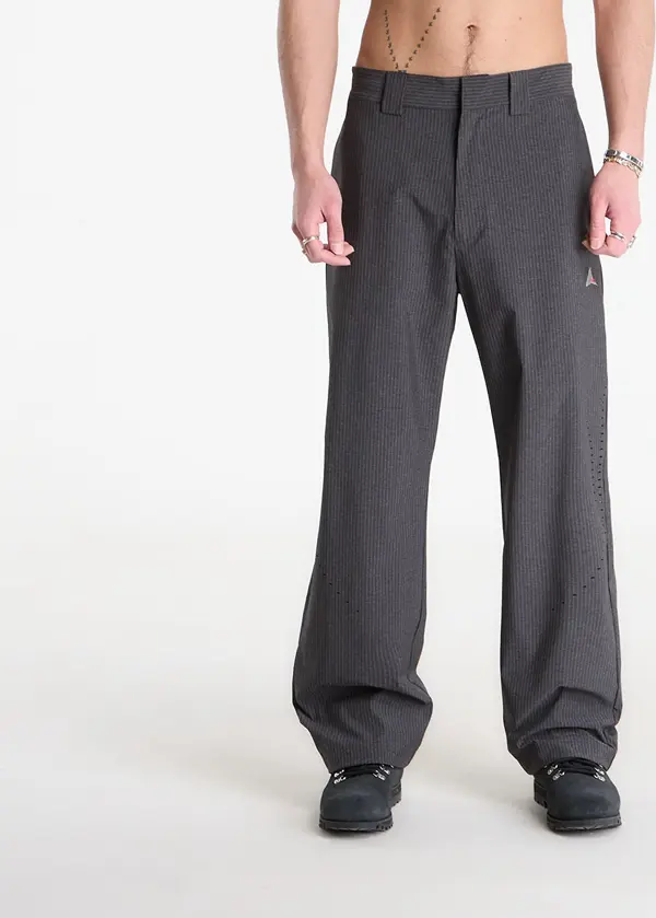 ROA Hlače ROA Numb Pinstriped Packable Pants Black L