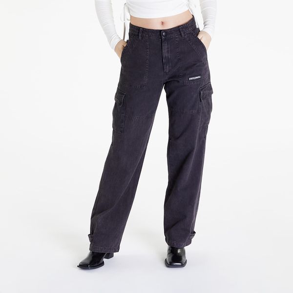 Sixth June Hlače Sixth June Utility Straight Pants Black S