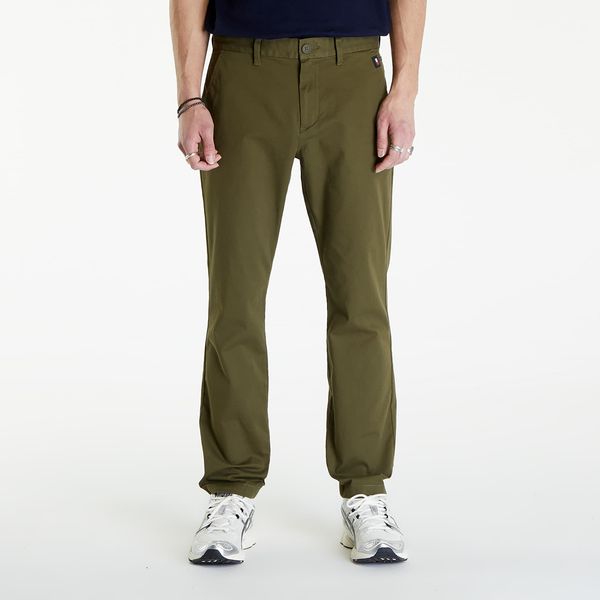 Tommy Hilfiger Hlače Tommy Jeans Austin Chino Drab Olive Green W34/L36