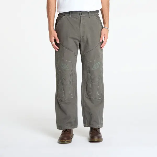 Umbro Hlače Umbro Shinguard Canvas Pants Dark Olive M