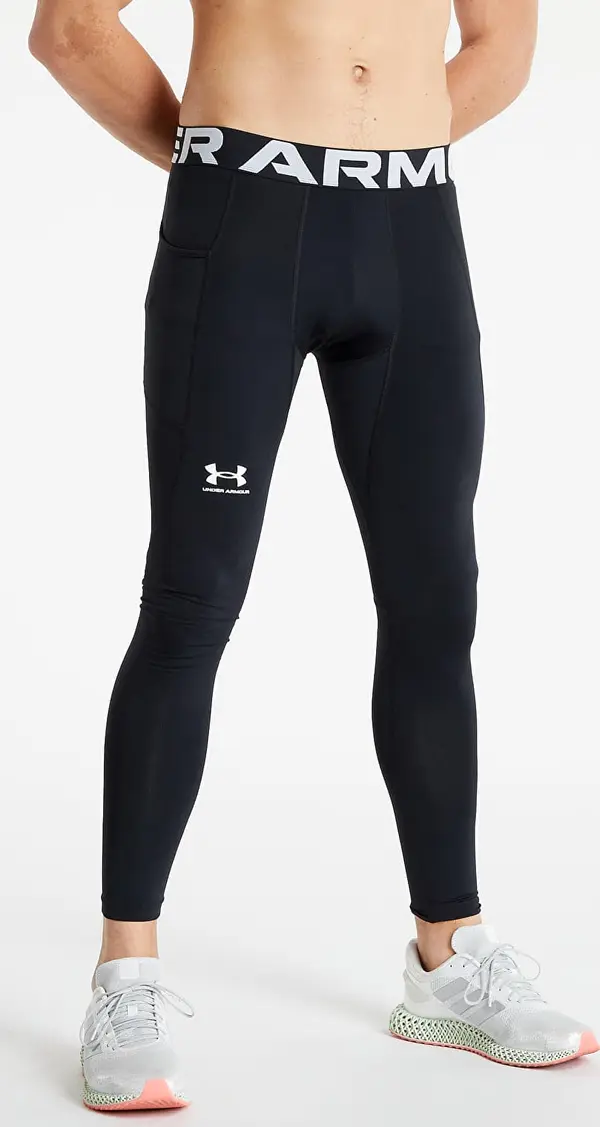 Under Armour Hlače Under Armour Cg Armour Leggings Black/ White M