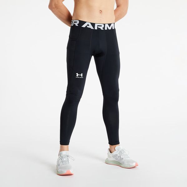 Under Armour Hlače Under Armour Cg Armour Leggings Black/ White XS