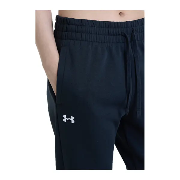Under Armour Hlače Under Armour Rival Fleece Jogger Black/ White XXL