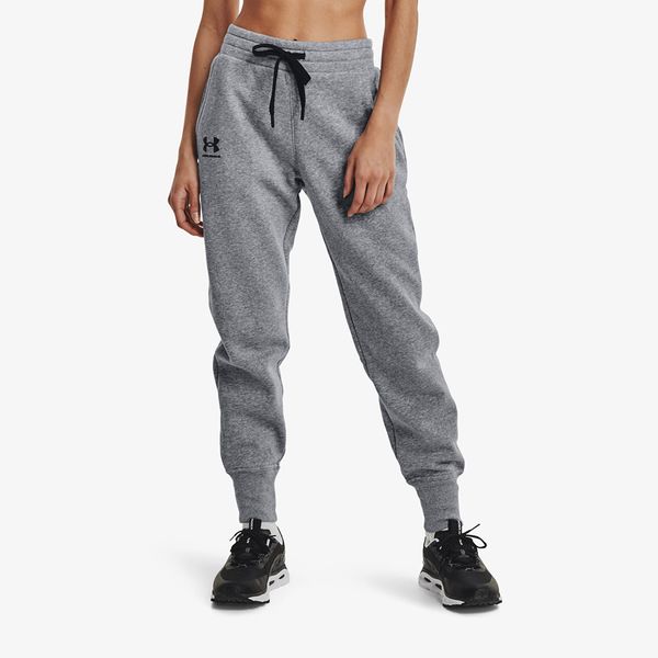 Under Armour Hlače Under Armour Rival Fleece Joggers Gray XS