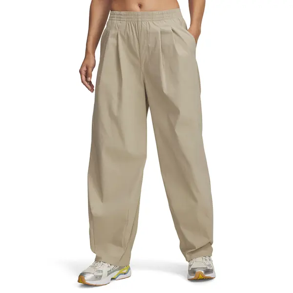 Under Armour Hlače Under Armour Unstoppable Wvn Pleat Pt Brown XS