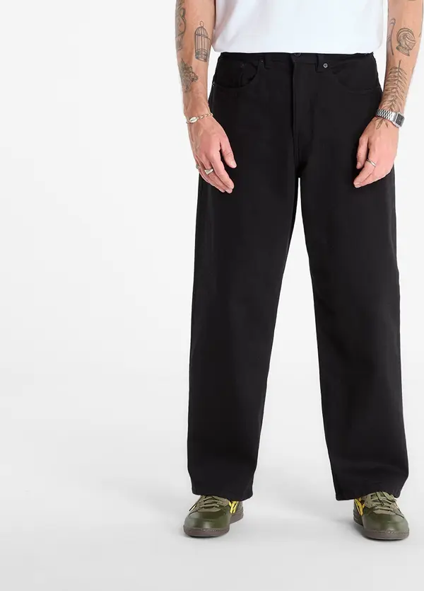 Vans Hlače Vans Check-5 Baggy Denim Pant Black W36/L32