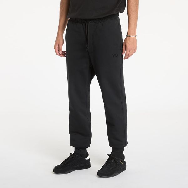 Y-3 Hlače Y-3 Brushed Terry Cuffed Pant Black M