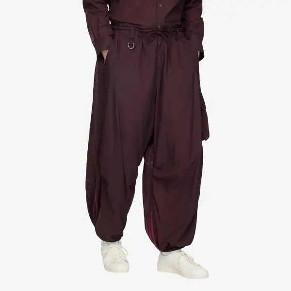 Y-3 Hlače Y-3 Gradient 3 Stripes Nylon Cargo Pants UNISEX Night Red M