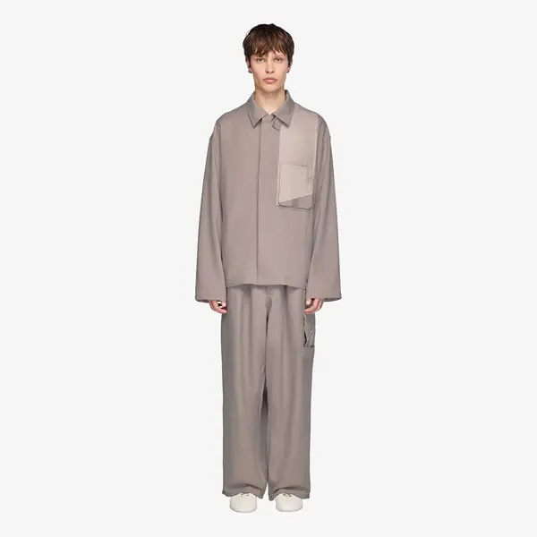 Y-3 Hlače Y-3 Sport Uniform Straight Trousers Light Brown/ Black M