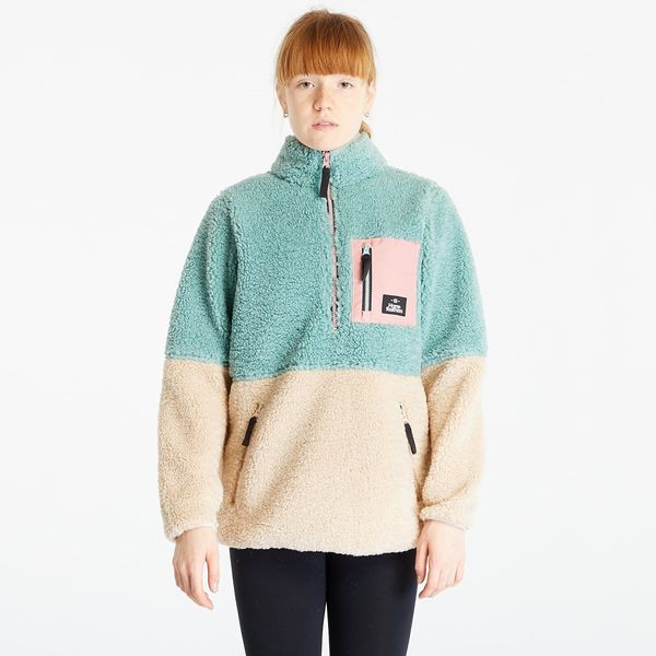 Horsefeathers Horsefeathers Elvira Half-Zip Sweatshirt Frosty Green/ Beige