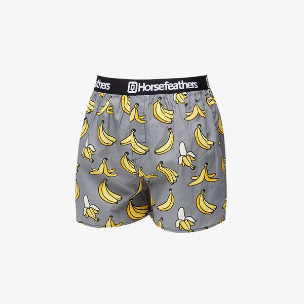 Horsefeathers Horsefeathers Frazier Boxer Shorts Grey/ Bananas Print