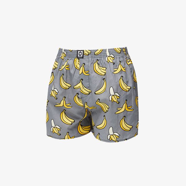 Horsefeathers Horsefeathers Manny Boxer Shorts Grey/ Bananas Print