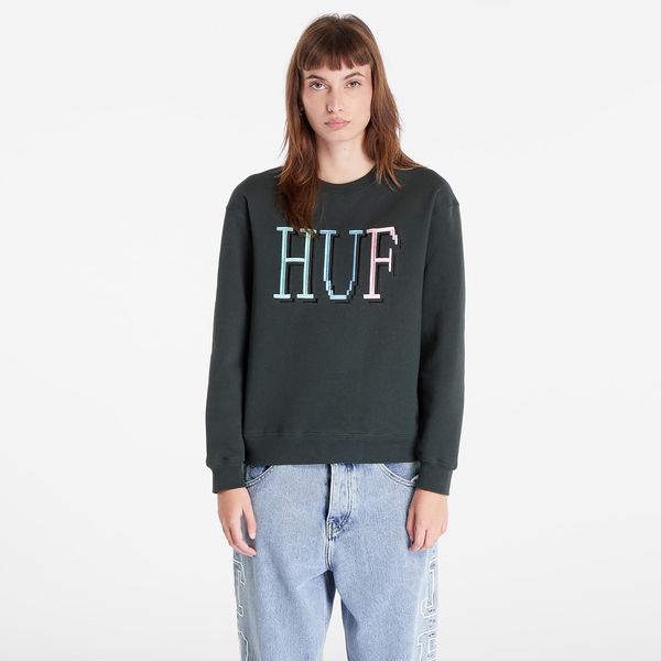 HUF HUF 8-Bit Crewneck Sweatshirt Dark Green