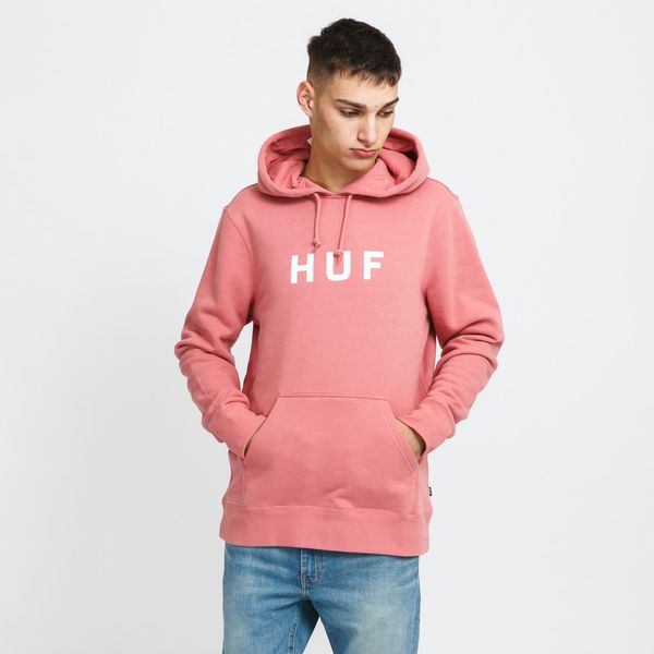 HUF HUF Essentials Og Logo P/O Hoodie Dusty Rose