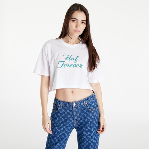 HUF HUF Forever S/S Crop Tee White