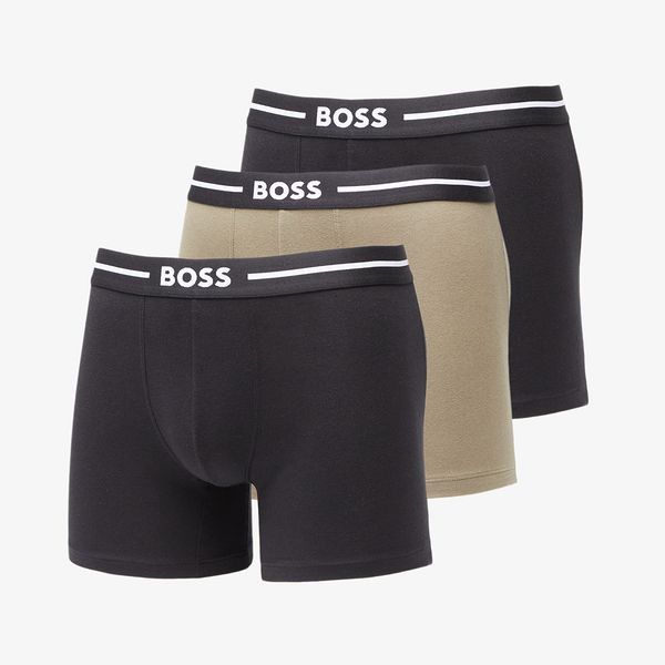 Hugo Boss Hugo Boss Bold Boxer Briefs 3-Pack Black/ Dark Green
