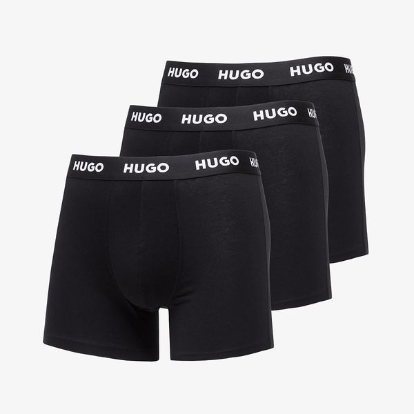 Hugo Boss Hugo Boss Logo-Waistband Boxer Briefs 3-Pack Black L