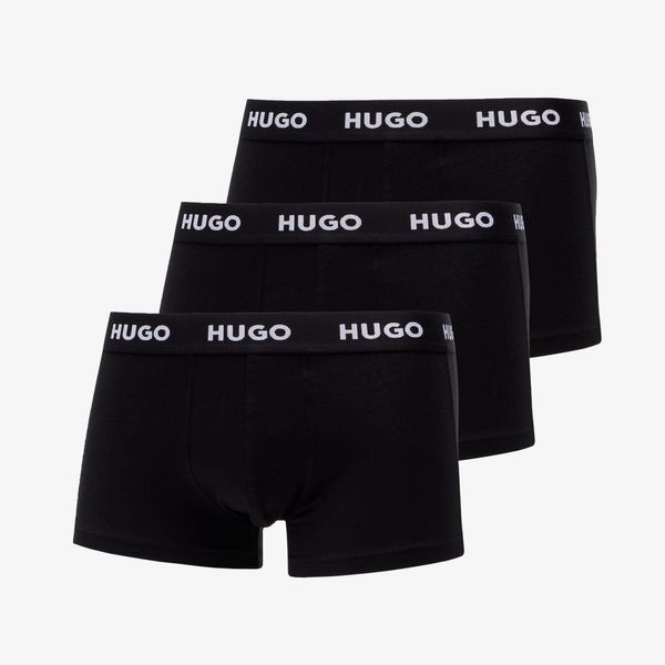 Hugo Boss Hugo Boss Logo-Waistband Trunks 3-Pack Black XXL