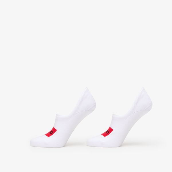 Hugo Boss Hugo Boss Low Cut Label Socks 2-Pack White