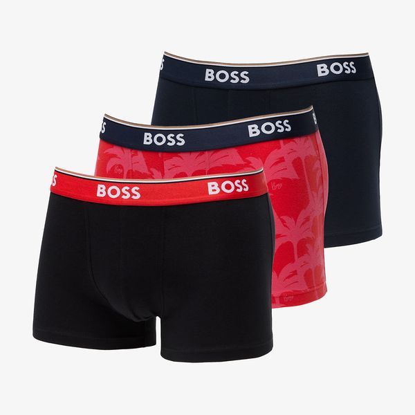 Hugo Boss Hugo Boss Power Design Trunk 3-Pack Black/ Navy/ Red