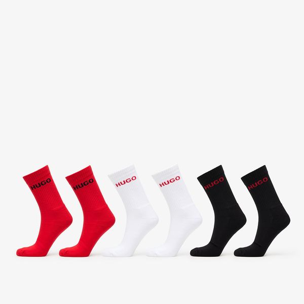 Hugo Boss Hugo Boss Rib Logo Socks 6-Pack Multicolor 39-42