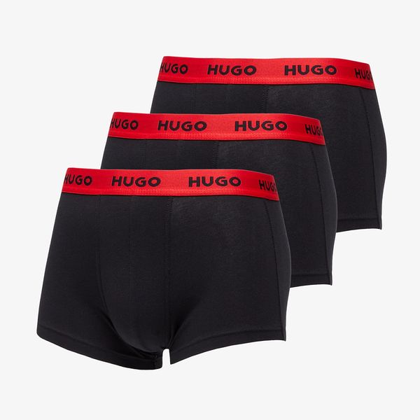 Hugo Boss Hugo Boss Trunk 3 Pack Black/ Red XXL