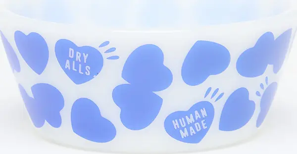 HUMAN MADE HUMAN MADE Heart Pattern Bowl Blue Universal