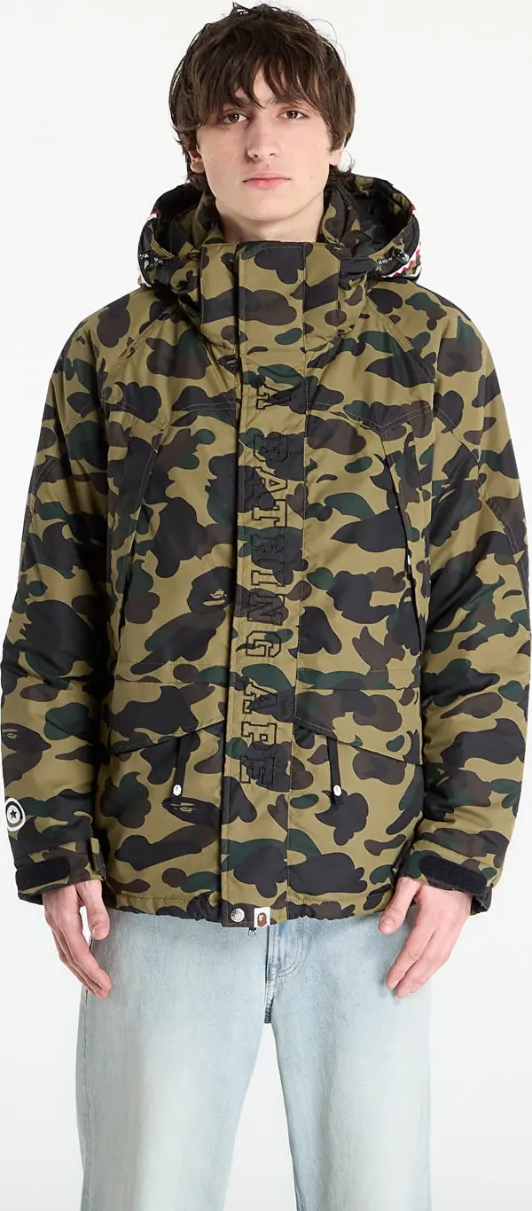 A BATHING APE Jakna A BATHING APE 1St Camo Shark Snowboard Jacket M Green M