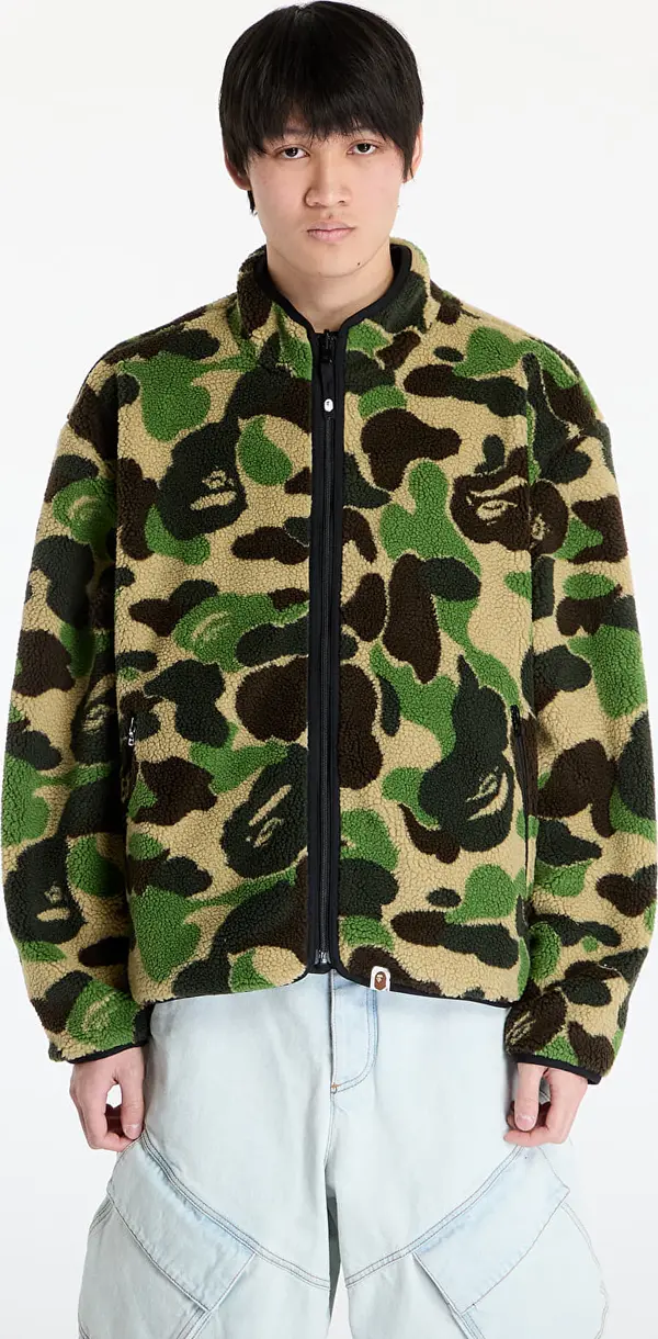 A BATHING APE Jakna A BATHING APE Abc Camo Boa Reversible Jacket M Green XXL