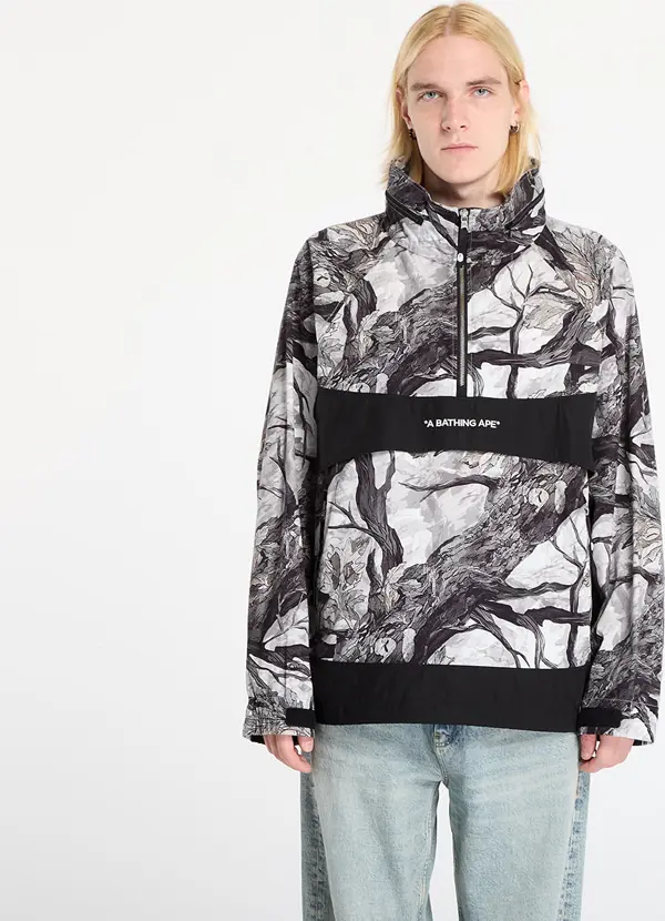 A BATHING APE Jakna A BATHING APE Tree Edge Camo Anorak Jacket UNISEX White S