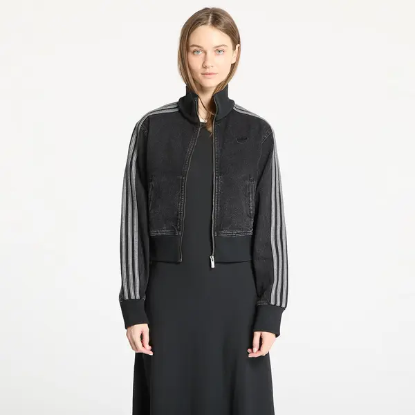adidas Originals Jakna adidas Adicolor Denim Track Top Black/ True Black Denim S