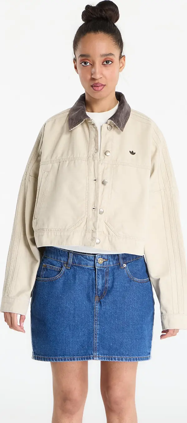 adidas Originals Jakna adidas Canvas Tracktop Jacket Stone Khaki S