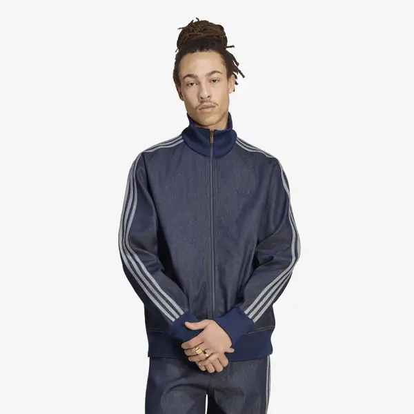adidas Originals Jakna adidas Firebird Adicolor Raw Denim Track Top Jacket Indigo Denim XL