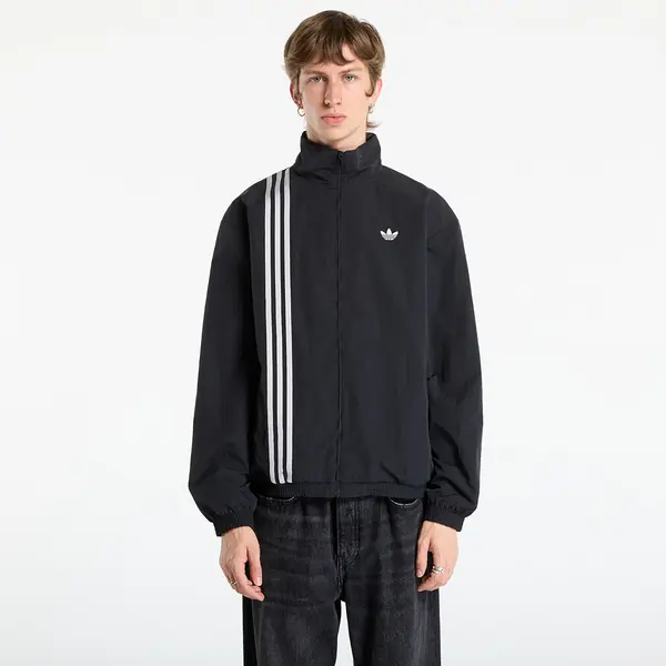 adidas Originals Jakna adidas Firebird Front Stripes Woven Track Top Black/ Stone Khaki/ Better Scarlet S