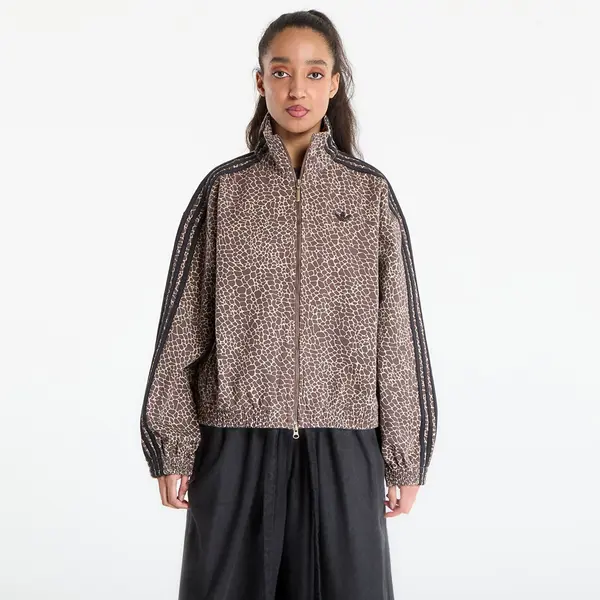 adidas Originals Jakna adidas Firebird Oversized Aop Denim Jacket Earth Strata/ Stone Khaki L