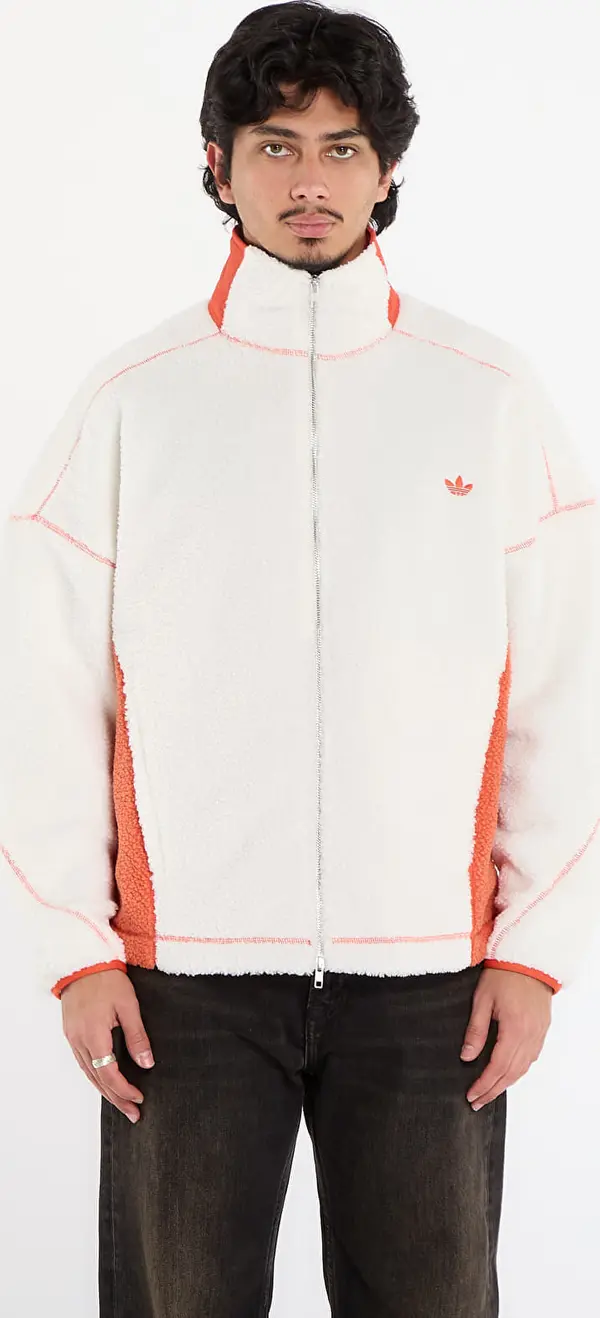 adidas Originals Jakna adidas LA Originals Adams Blvd Fleece Jacket UNISEX Off White/ Black XL