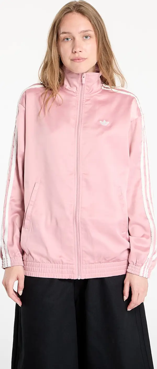 adidas Originals Jakna adidas Originals Satin Firebird Track Top Ruffle 3-Stripes Wonder Mauve S