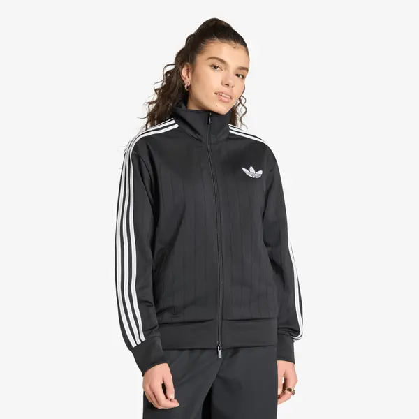 adidas Originals Jakna adidas Pinstripe Firebird Loose Tracktop Black/ White/ Grey Two S