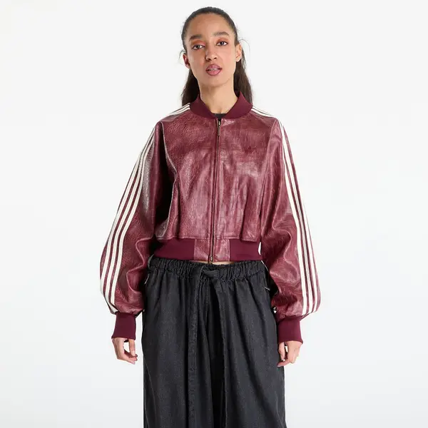 adidas Originals Jakna adidas Pleather Jacket Maroon L