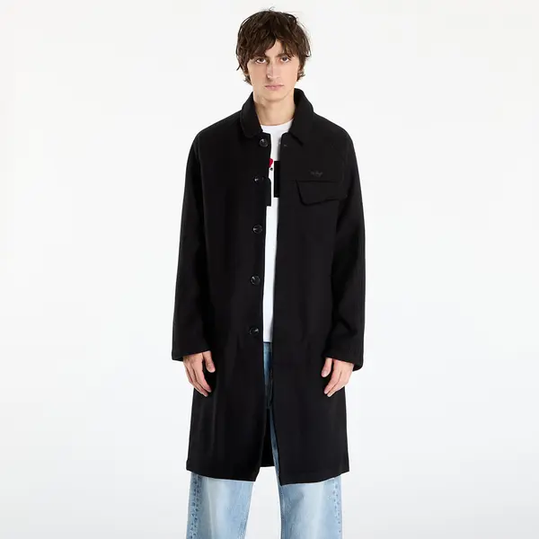 adidas Originals Jakna adidas Premium Essentials Wool Overcoat Black S