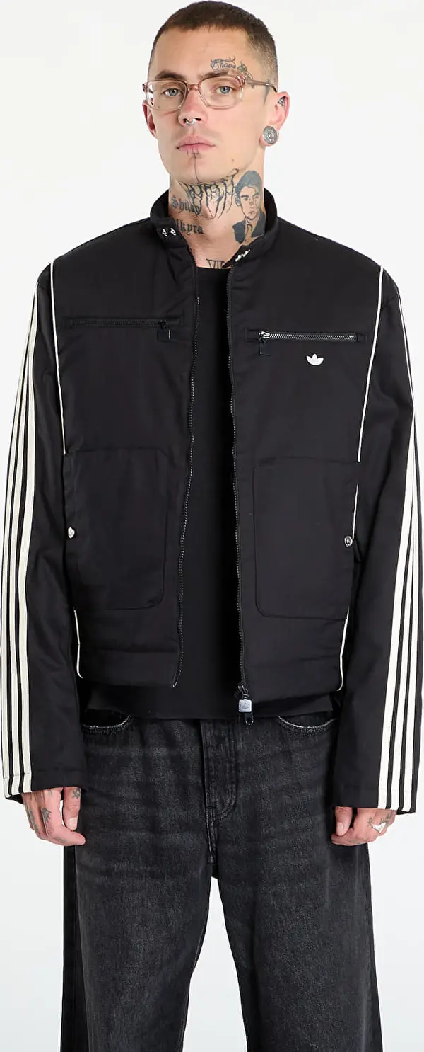adidas Originals Jakna adidas Premium Waxed Jacket Black/ Black/ Off White L