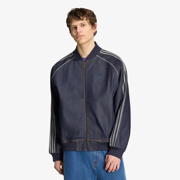 adidas Originals Jakna adidas SST Adicolor Denim Tracktop Indigo Denim XXL