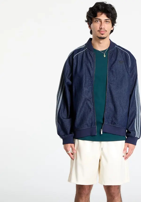 adidas Originals Jakna adidas SST Adicolor Loose Denim Stone Jacket Indigo Denim M