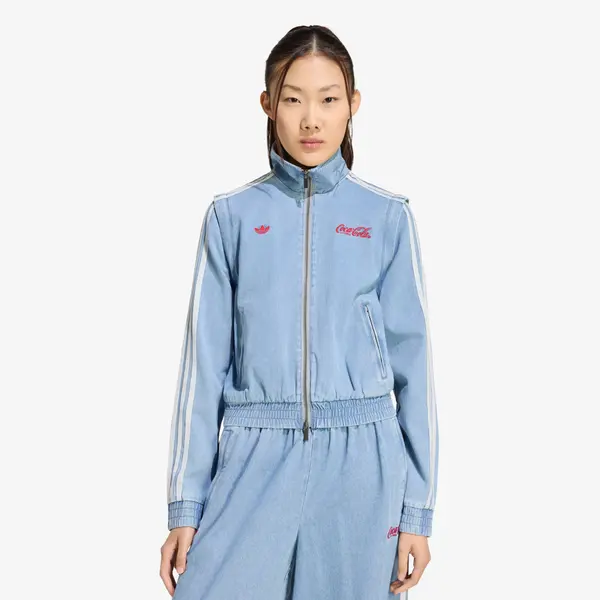 adidas Originals Jakna adidas x Coca Cola Firebird Reg Denim Track Top Light Denim L